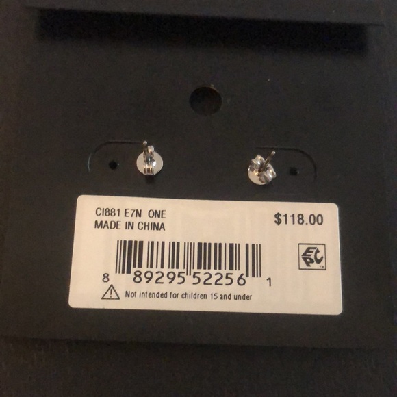 Coach Bumblebee & Pretzel Mismatch Drop Earrings With Signature C & Crystal NWT - Picture 13 of 13